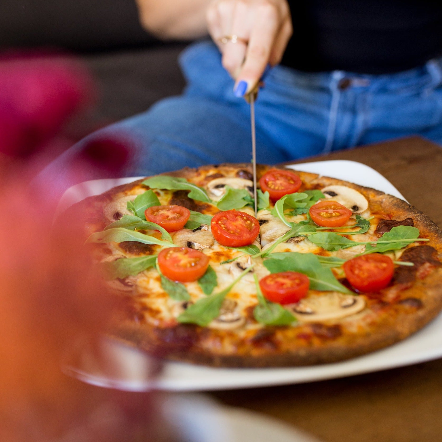 Pizza margarita keto