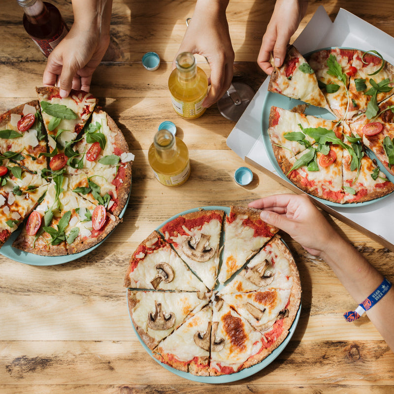 Pizza de atun low carb