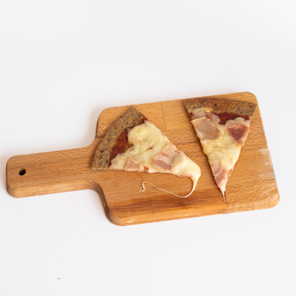 pizza de bacon low carb