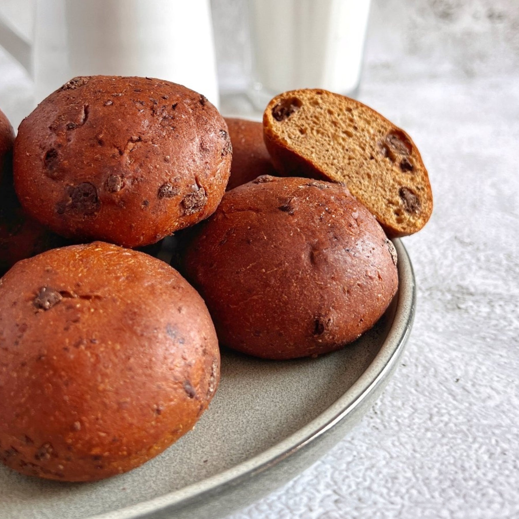 Pan de Leche con Chocolate