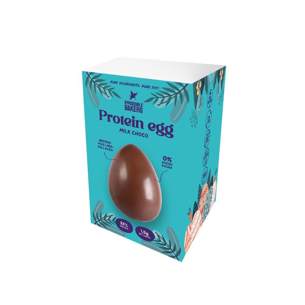 huevo proteico de choco con leche, con 0% en azúcares añadidos