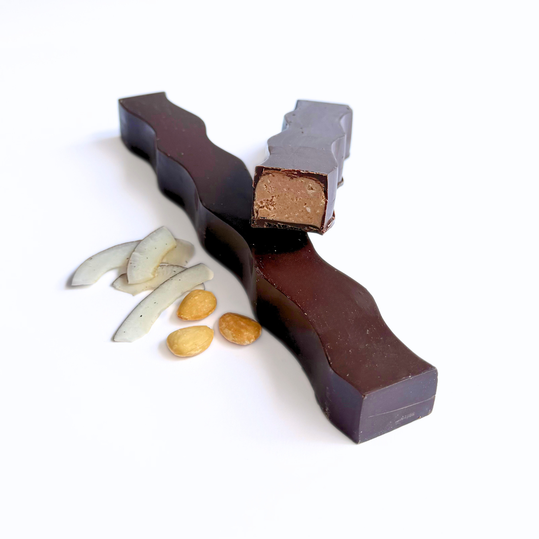 Crunchy milk chocolate nougat