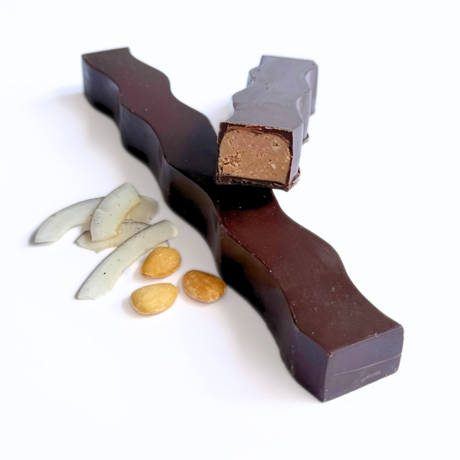 Crunchy milk chocolate nougat